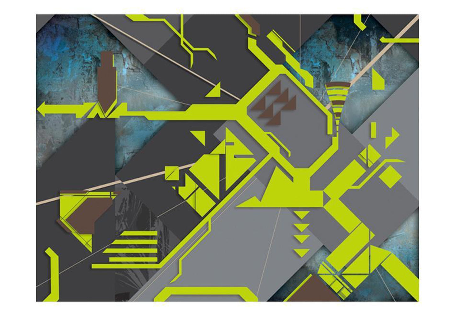 Wall mural - Dynamic paths-TipTopHomeDecor
