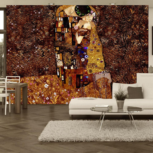 Abstract Wallpaper Wall Mural - Klimt Inspiration Image Of Love 02