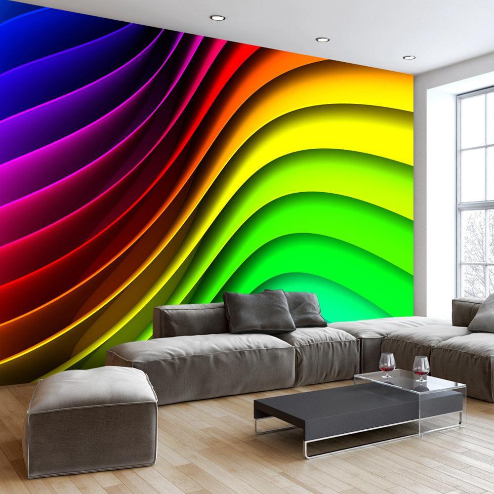 Wall mural - Rainbow Waves-TipTopHomeDecor