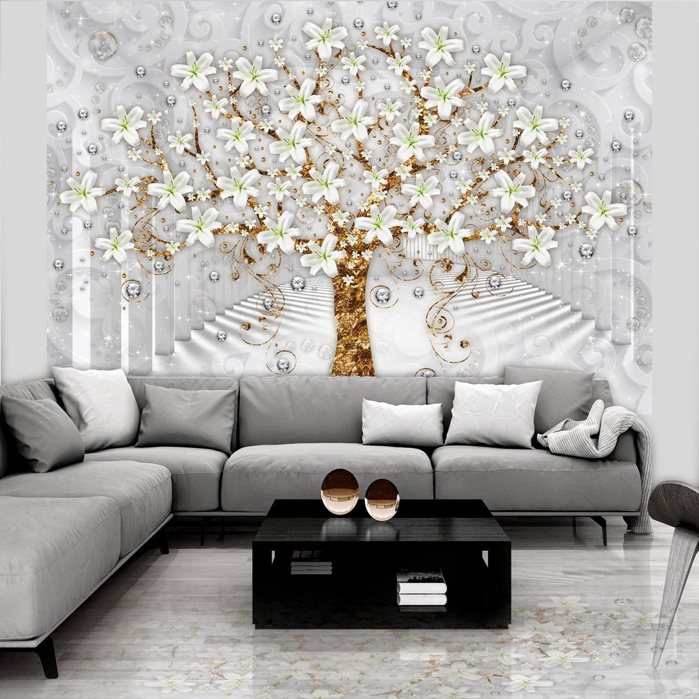 Abstract Wall Mural - Tree In The Tunnel-Tiptophomedecor