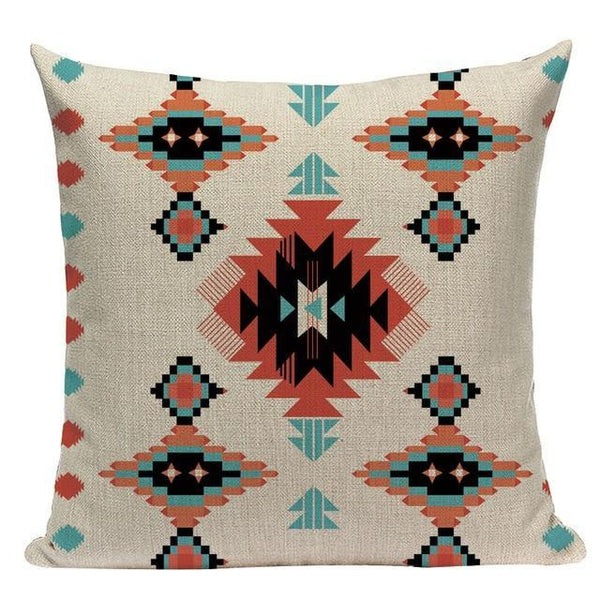 African Bohemian Tribal Throw Pillow Covers-Tiptophomedecor-Interior-Design-Home-Decor