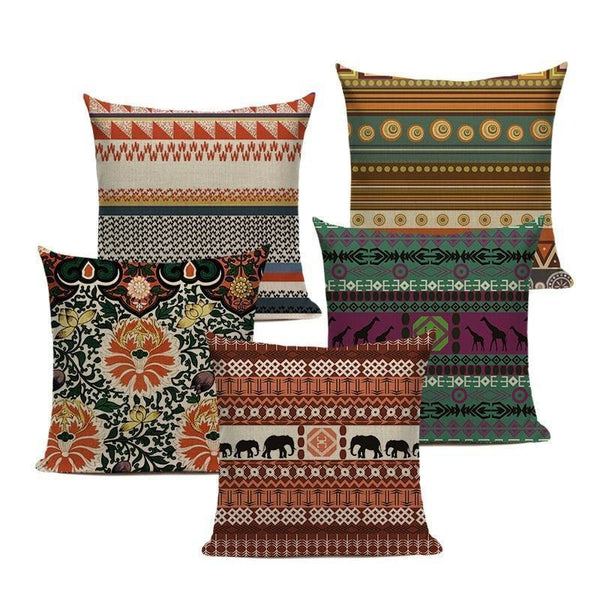 Vintage Boho Decor Throw Pillow Covers Bohemian Ethnic Style - Temu