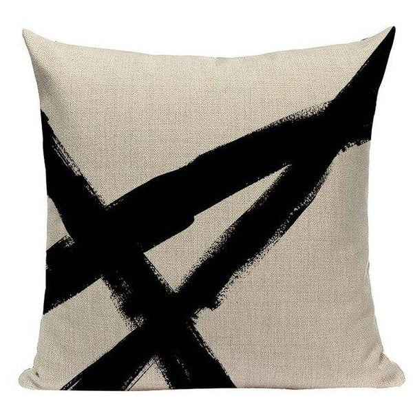 Always in my Heart Black White Cushion Covers-Tiptophomedecor-Interior-Design-Home-Decor