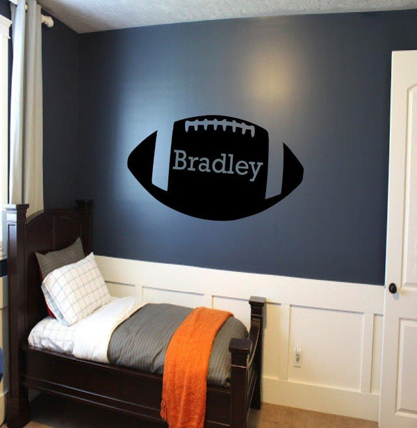 American Football Rugby Custom Wall Sticker-Tiptophomedecor-Interior-Design-Home-Decor