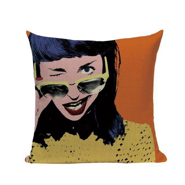 American Pop Art Modern Art Cushion Covers-Tiptophomedecor
