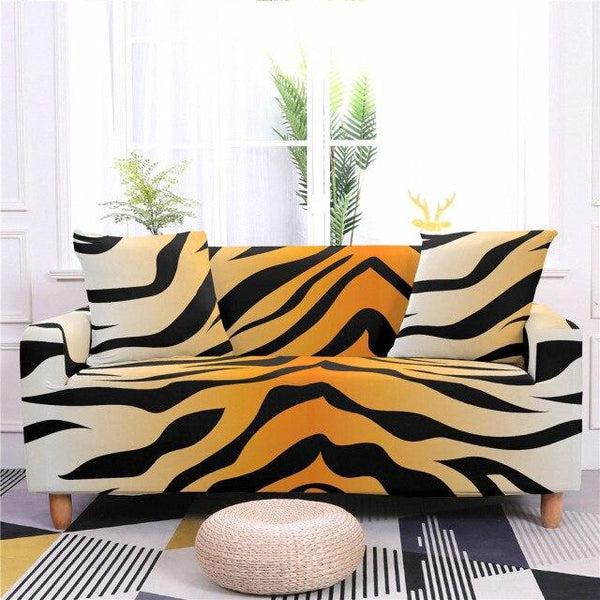 Animal Leopard Tiger Print Sofa Slip Covers-TipTopHomeDecor