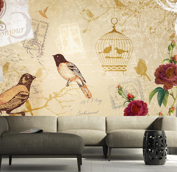 Wall mural - Bonjour-TipTopHomeDecor