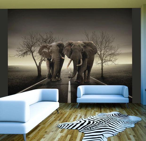 Wall mural - City of elephants-TipTopHomeDecor
