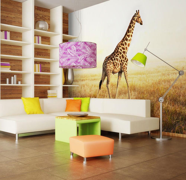 Wall mural - giraffe - walk-TipTopHomeDecor
