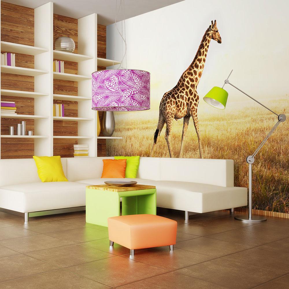Wall mural - giraffe - walk-TipTopHomeDecor