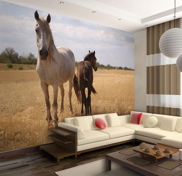 Wall mural - Horse and foal-TipTopHomeDecor