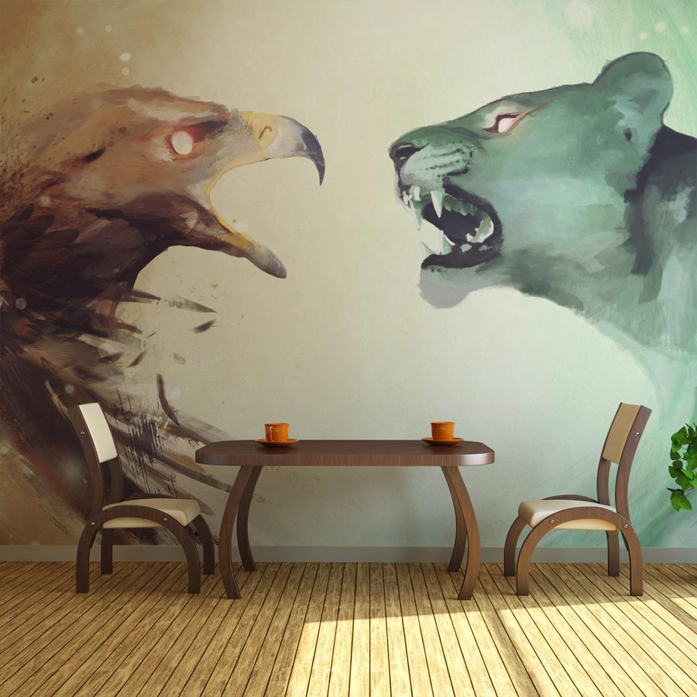 Wall mural - Interspecies clash-TipTopHomeDecor