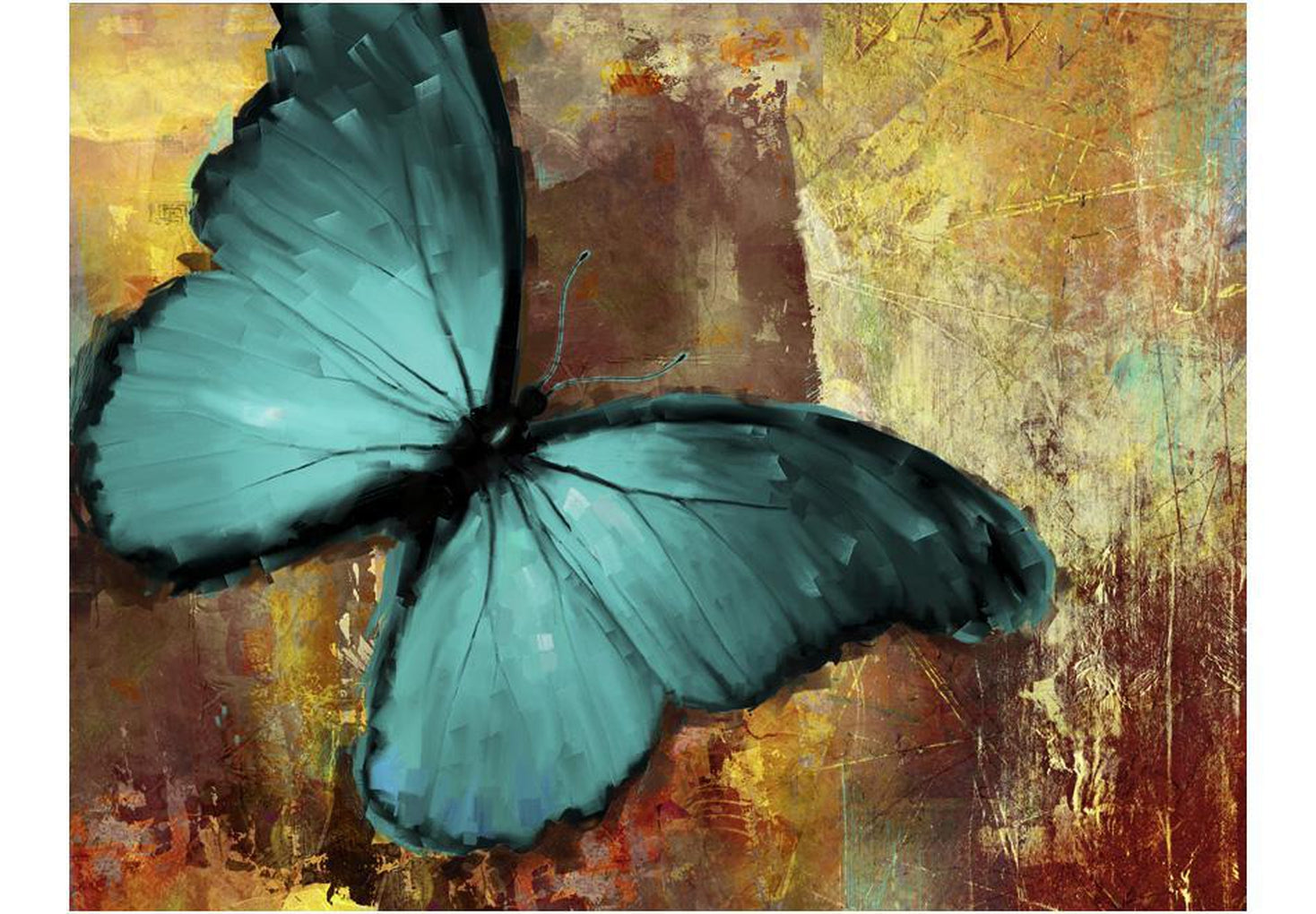 Wall mural - Painted butterfly-TipTopHomeDecor