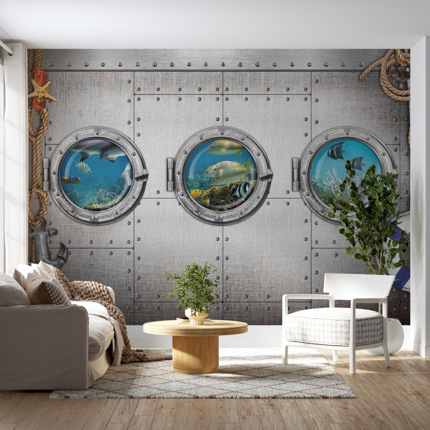 Wall mural - Portholes-TipTopHomeDecor