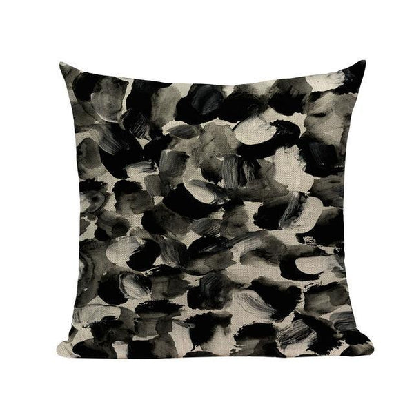 Artistic Black and White Patterns Cushion Covers-Tiptophomedecor-Interior-Design-Home-Decor