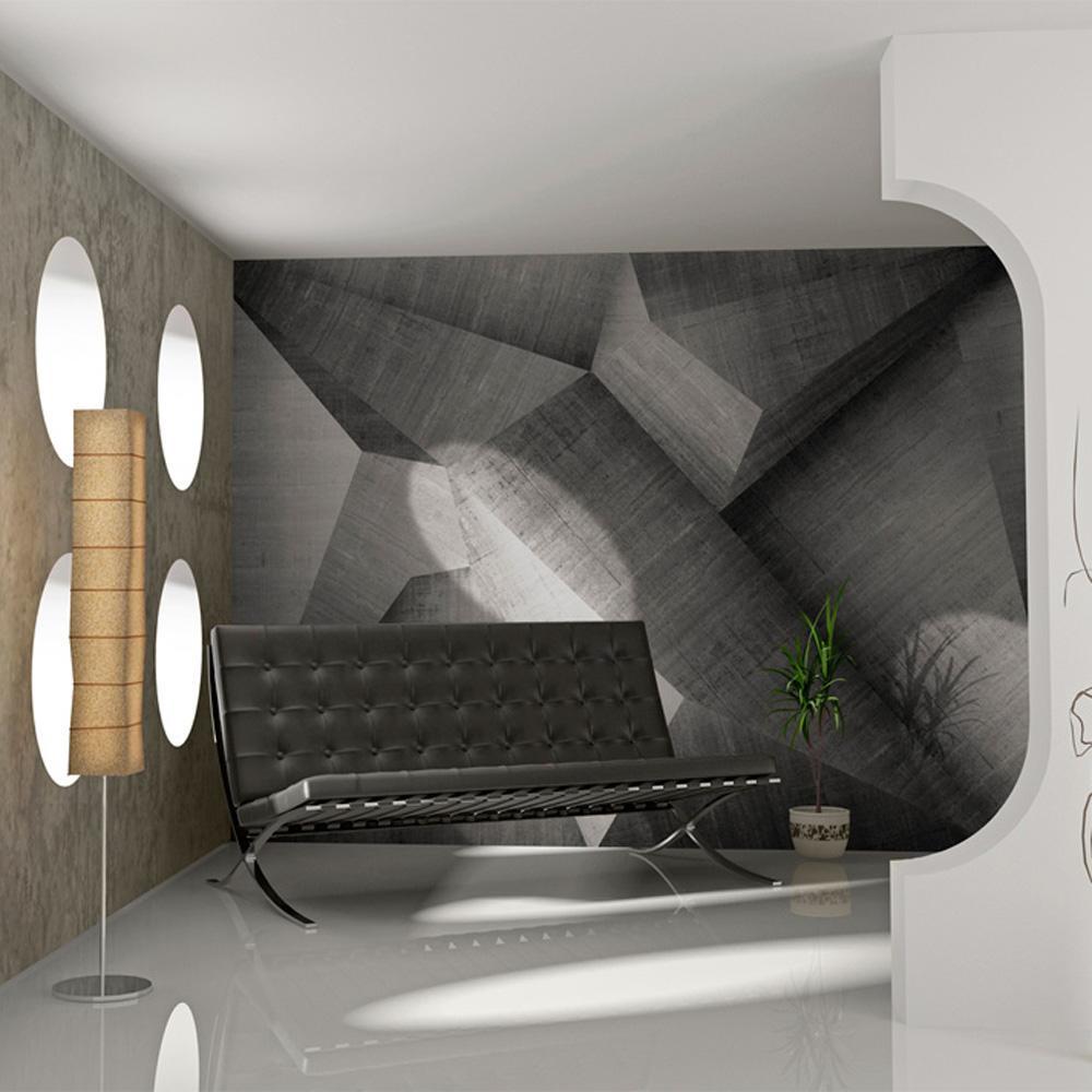 Wall mural - Abstract concrete blocks-TipTopHomeDecor