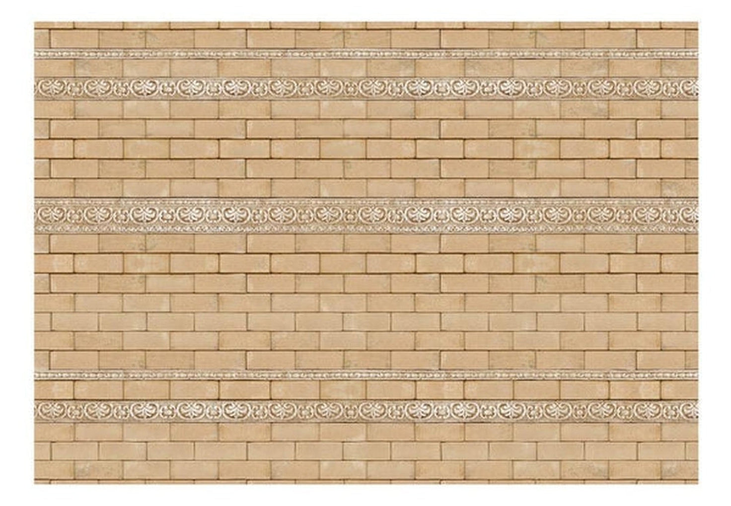 Wall mural - Brick with ornaments-TipTopHomeDecor