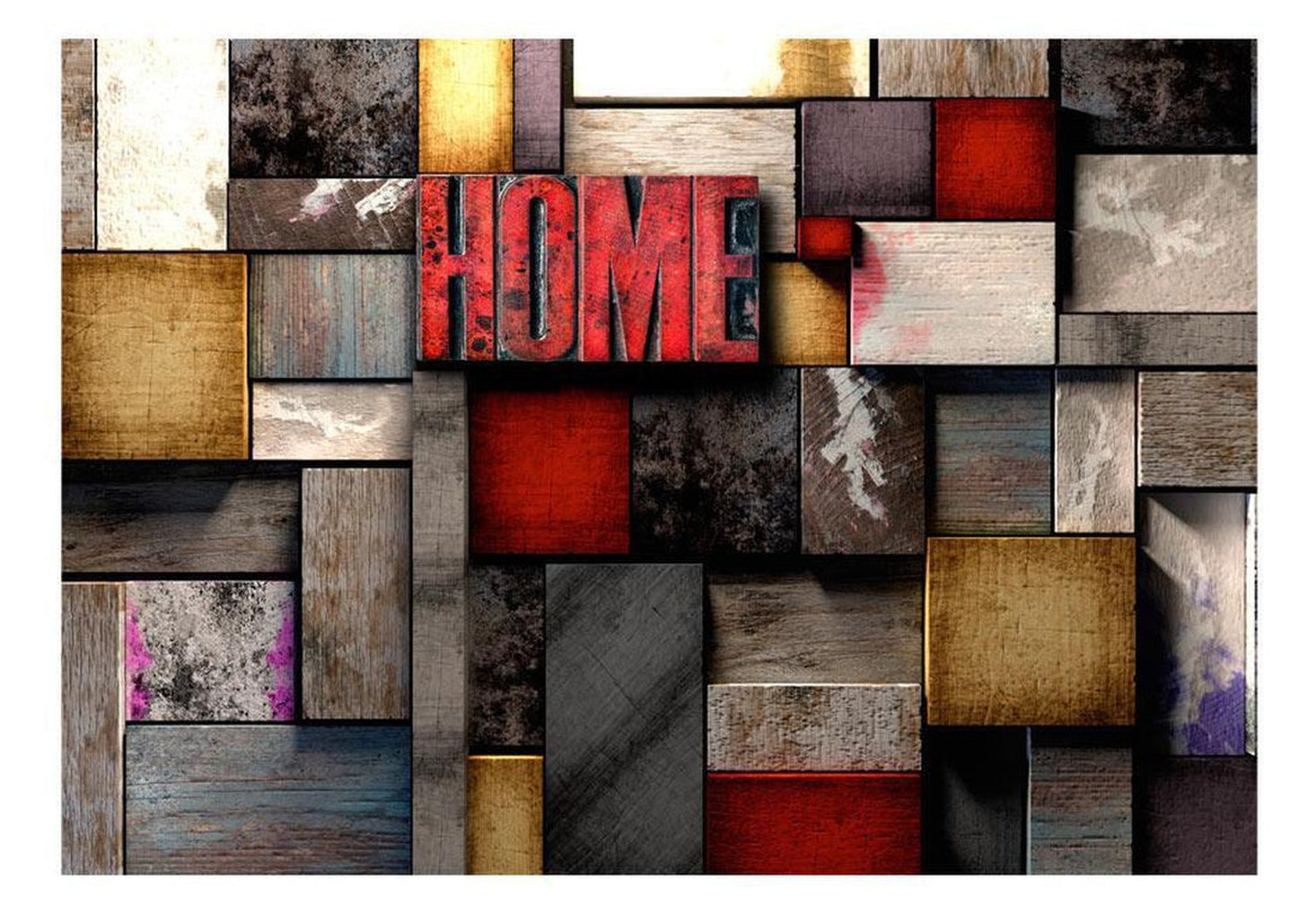 Wall mural - Colorful Home-TipTopHomeDecor