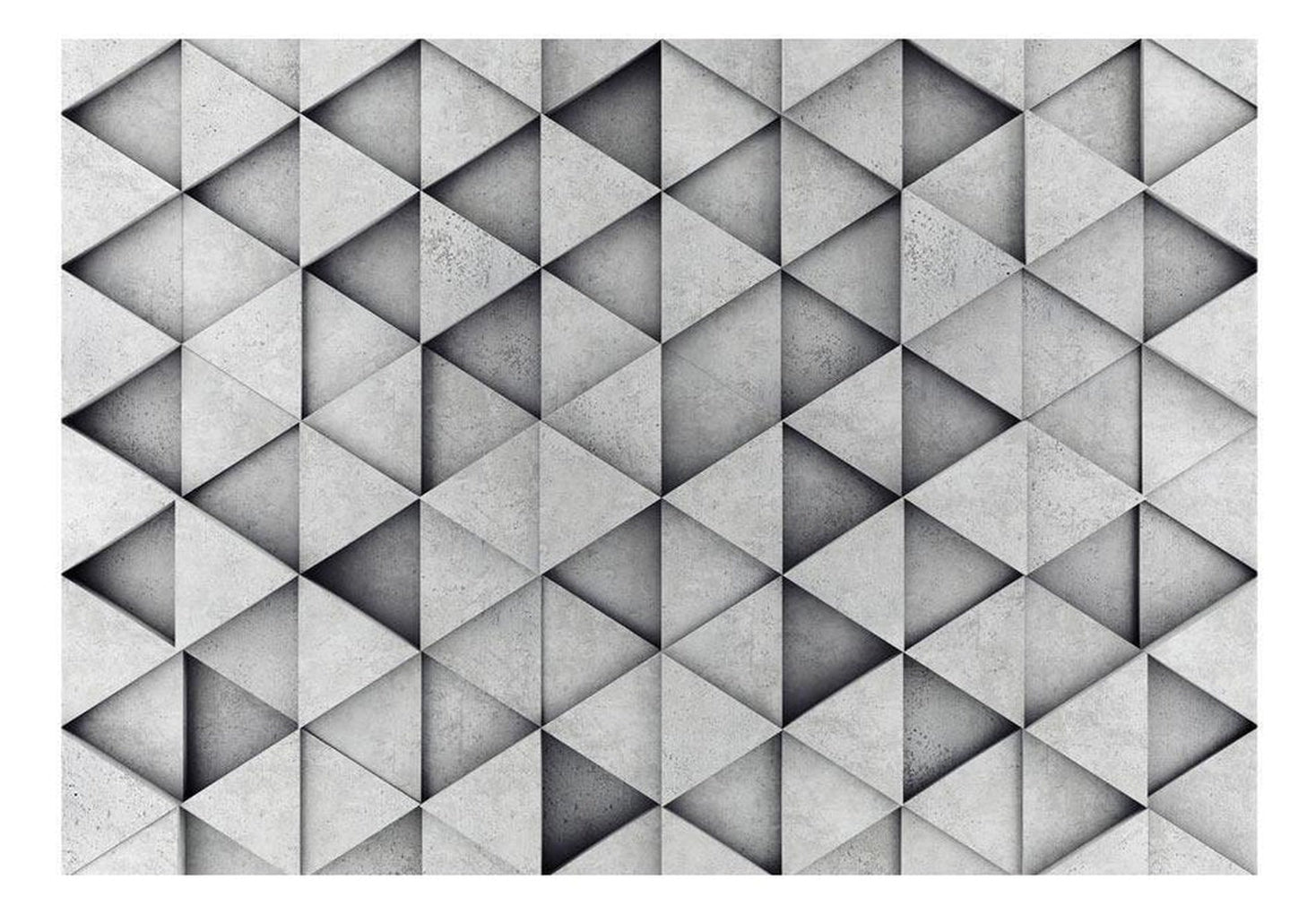 Wall mural - Grey Triangles-TipTopHomeDecor