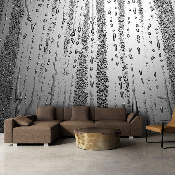 Rainy background, rain drops on the window, autumn season backdrop,  abstract textured wallpaper Stock Photo | Adobe Stock