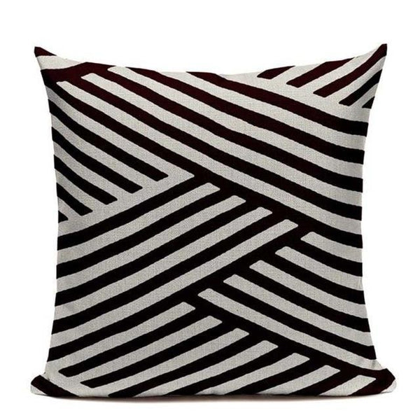 Black and White Cartoon Animal Nordic Throw Pillow Cases-Tiptophomedecor-Interior-Design-Home-Decor