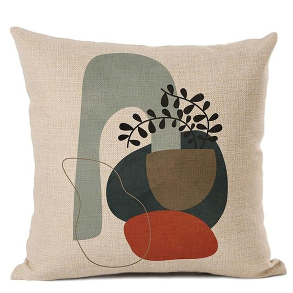 Bohemian Abstract Botanical Cushion Covers-TipTopHomeDecor