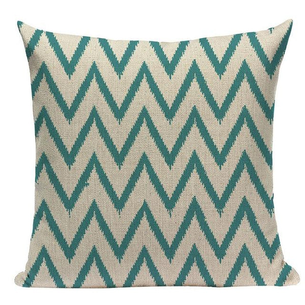 Bohemian Ethnic Geometric Pattern Throw Pillow Cushion Covers-Tiptophomedecor-Interior-Design-Home-Decor