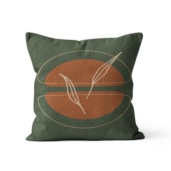 Bohemian Green Nordic Botanical Cushion Covers-TipTopHomeDecor