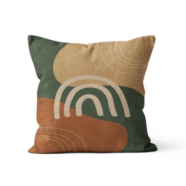 Bohemian Green Nordic Botanical Cushion Covers-TipTopHomeDecor