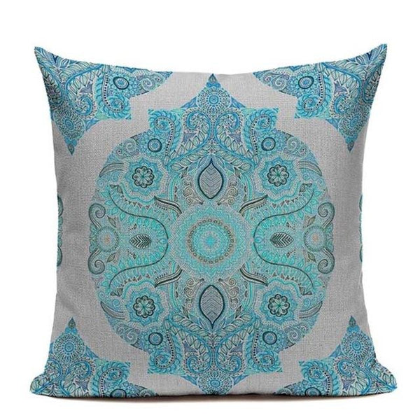 Bohemian Pastel Flower Mandala Cushion Covers-Tiptophomedecor-Interior-Design-Home-Decor