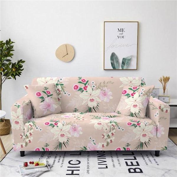 Botanical Flower Roses Spring Sofa Slip Covers-TipTopHomeDecor