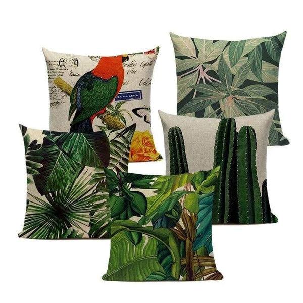 Cactus Bird Pillow Covers-TipTopHomeDecor