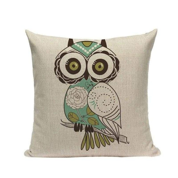 Tiptophomedecor Cartoon Love Owl Cushion Covers