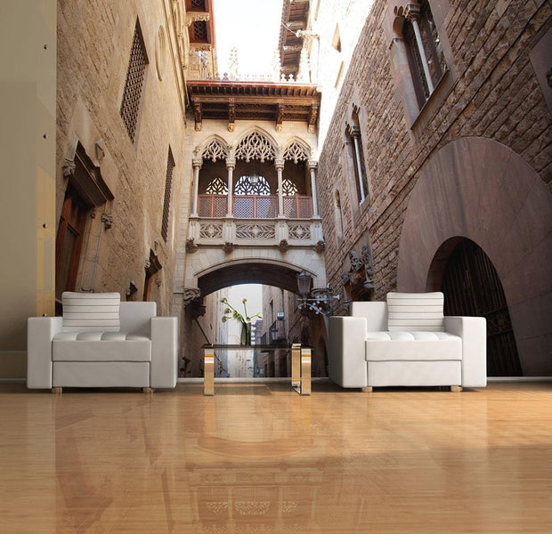 Wall mural - Barcelona Palau generalitat in gothic Barrio-TipTopHomeDecor