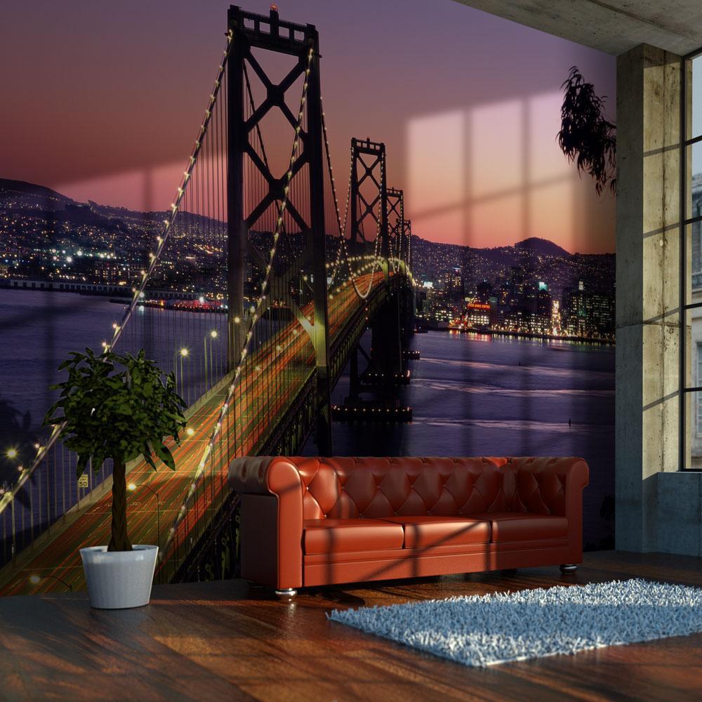 Wall mural - Charming evening in San Francisco-TipTopHomeDecor