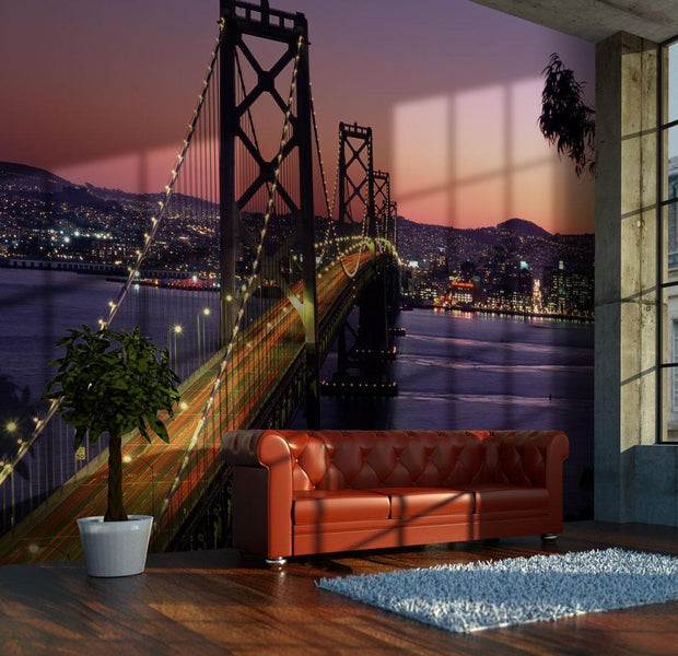 Wall mural - Charming evening in San Francisco-TipTopHomeDecor