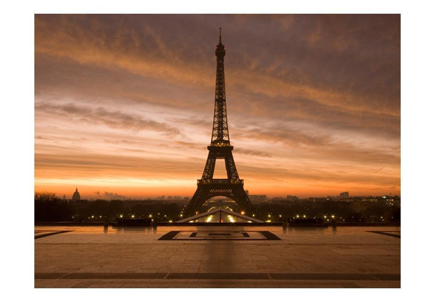Wall mural - Eiffel tower at dawn-TipTopHomeDecor