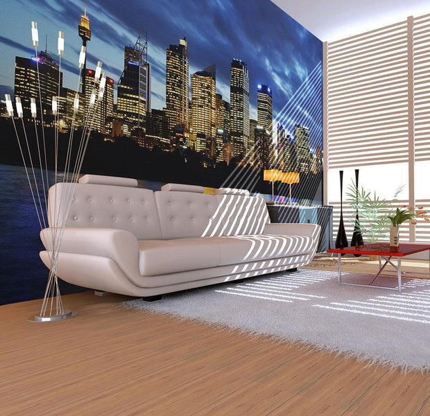 Wall mural - Evening clouds over Sydney-TipTopHomeDecor