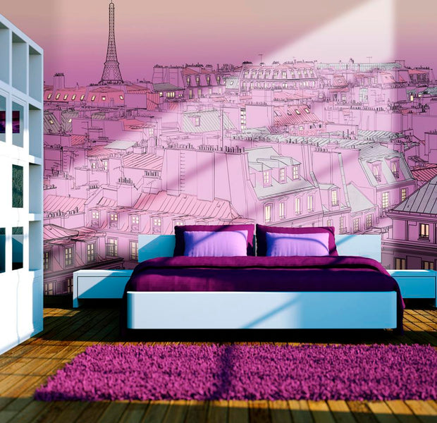 Wall mural - Friday evening in Paris-TipTopHomeDecor