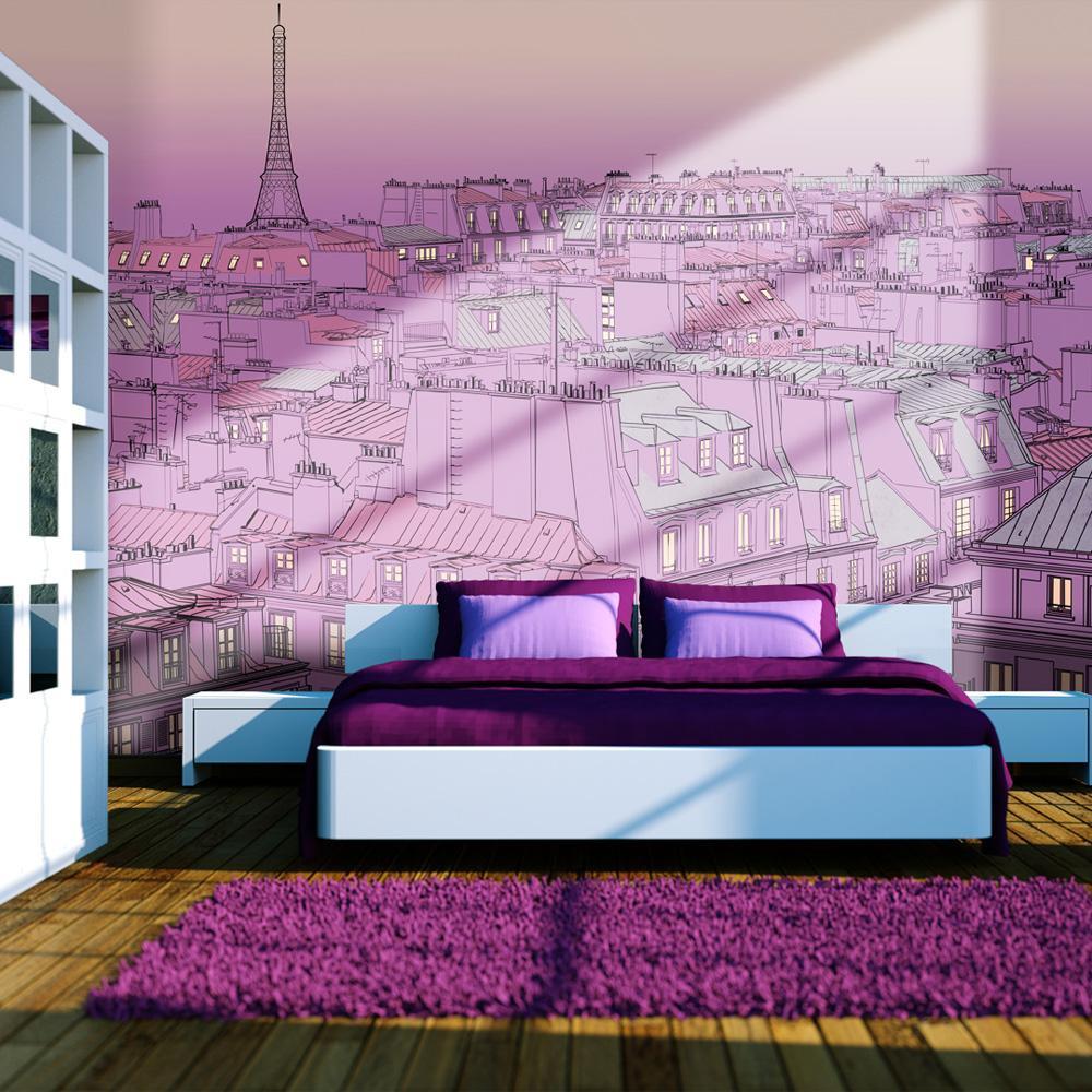 Wall mural - Friday evening in Paris-TipTopHomeDecor