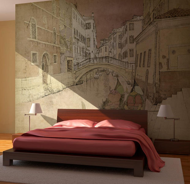 Wall mural - Gondolas in Venice-TipTopHomeDecor