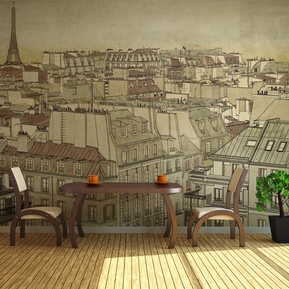 Wall mural - Good bye Paris!-TipTopHomeDecor