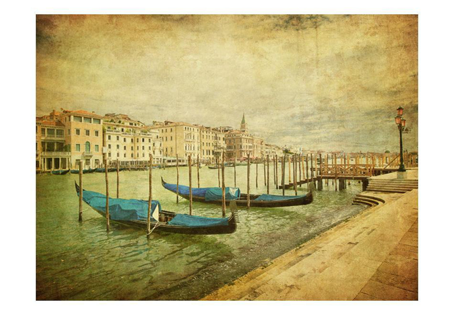 Wall mural - Grand Canal, Venice (Vintage)-TipTopHomeDecor