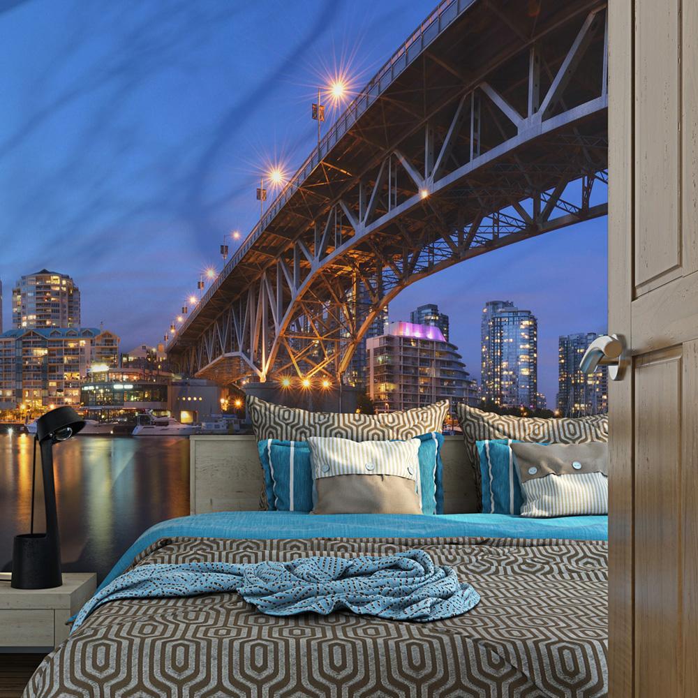 Wall mural - Granville Bridge - Vancouver (Canada)-TipTopHomeDecor