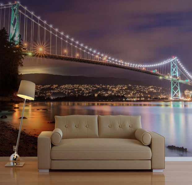 Wall mural - Lions Gate Bridge - Vancouver (Canada)-TipTopHomeDecor