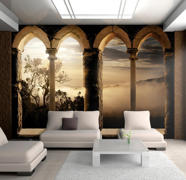 Wall mural - Mountain monastery-TipTopHomeDecor