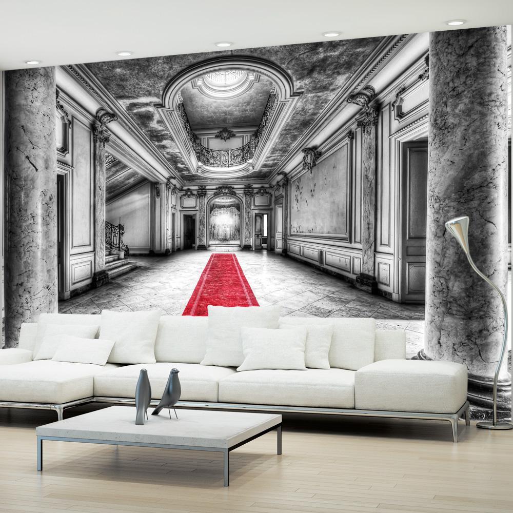 Wall mural - Mystery marble - black and white-TipTopHomeDecor