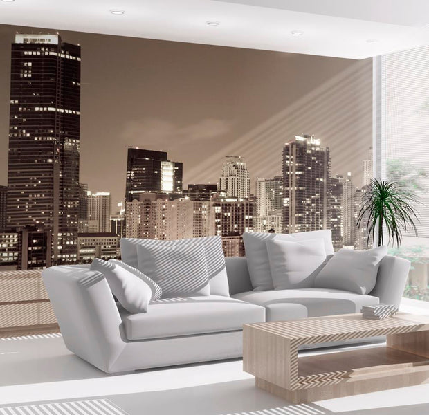 Wall mural - Night life in Miami-TipTopHomeDecor