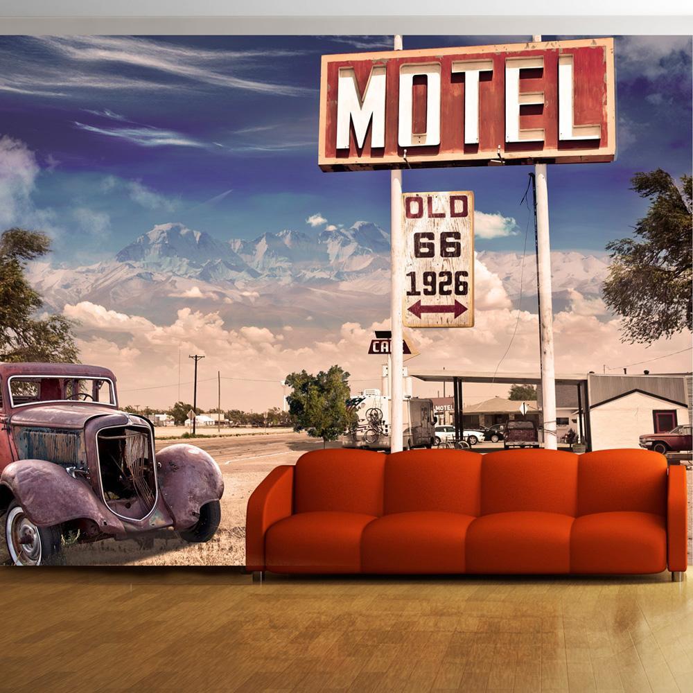 Wall mural - Old motel-TipTopHomeDecor