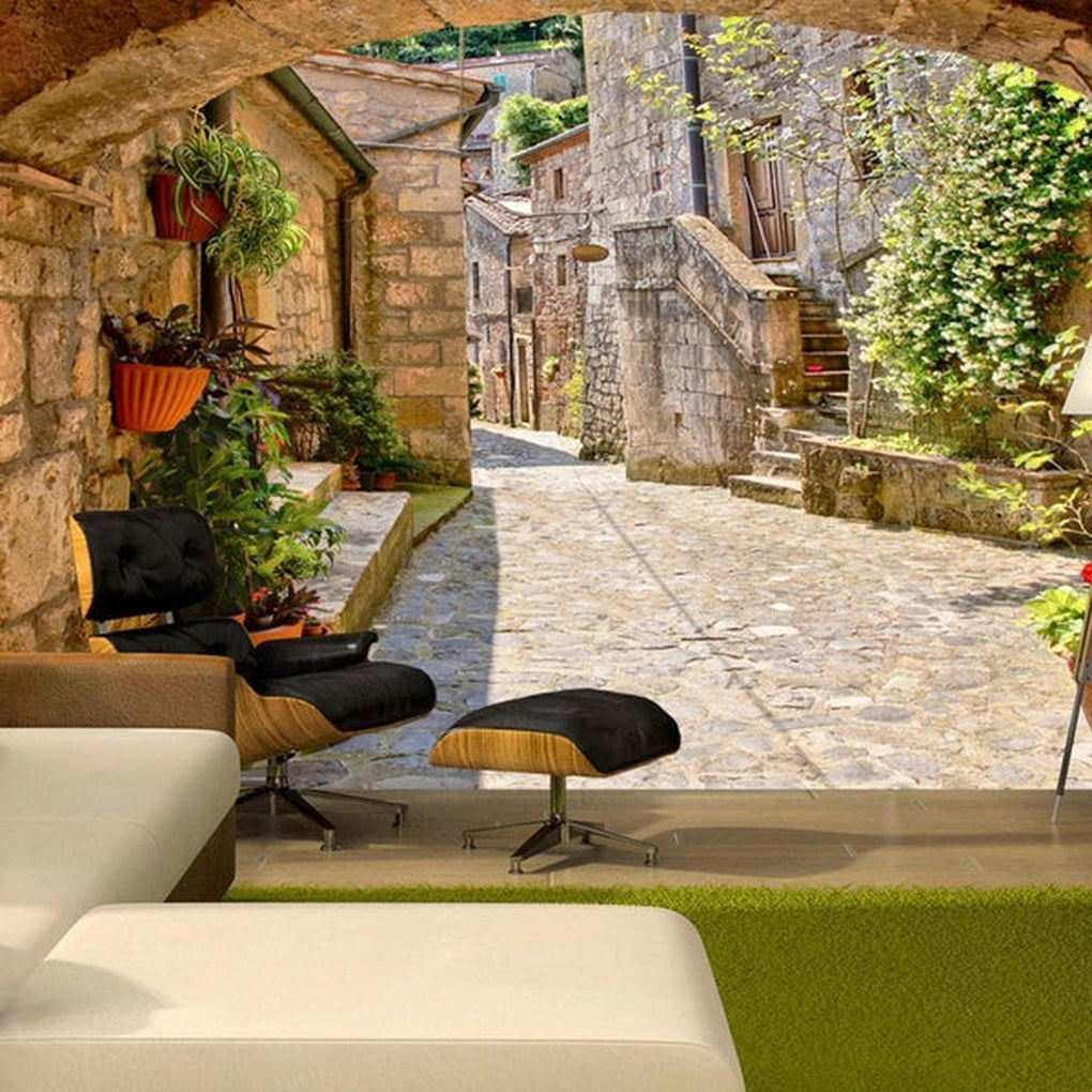 Wall mural - Provincial alley in Tuscany-TipTopHomeDecor